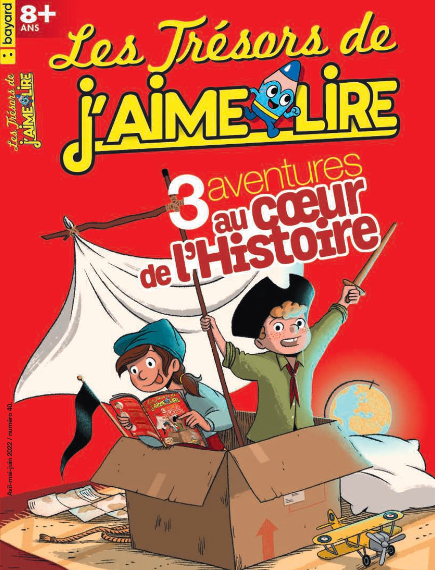 LES TRÉSORS DE J'AIME LIRE #40 - 3 aventures au coeur de l'histoire