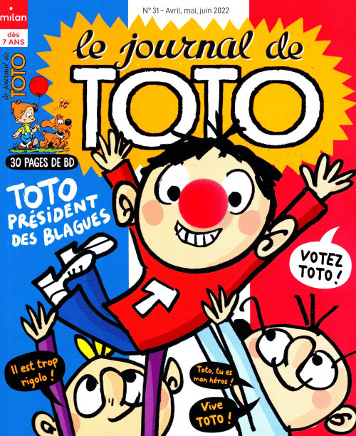 LE JOURNAL DE TOTO NO 31 - TOTO PRÉSIDENT DES BLAGUES