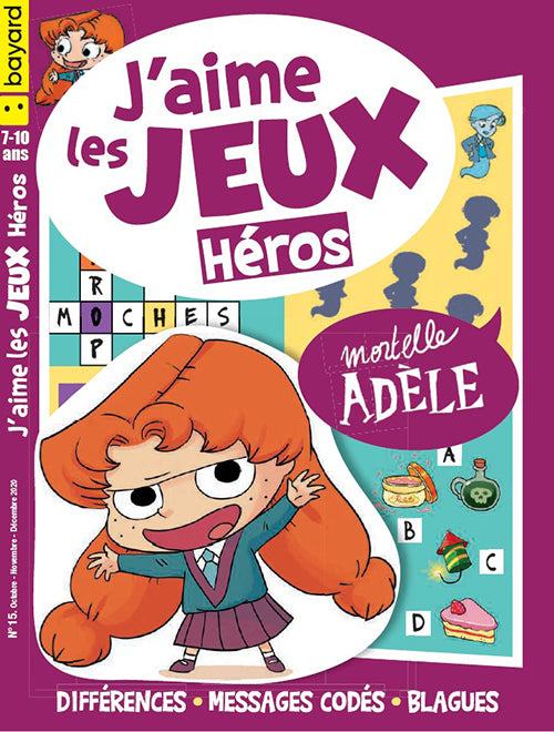 J'AIME LES JEUX HÉROS - Mortelle Adèle